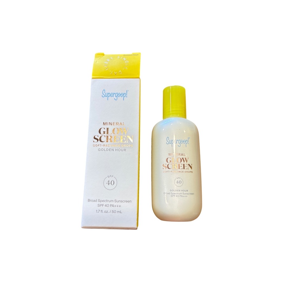 Supergoop! Mineral Glowscreen Soft-Radiance Drops SPF 40 Sunrise 1.7oz NIB
